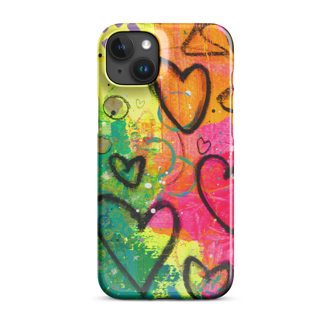 Abstract Hearts Snap iPhone® Case