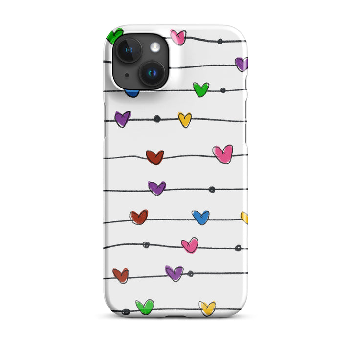 String Hearts Snap iPhone® Case