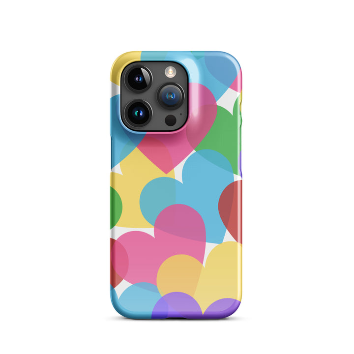 Overlapping Hearts Snap iPhone® case