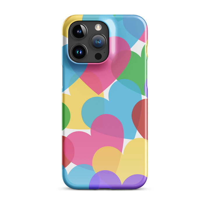 Overlapping Hearts Snap iPhone® case