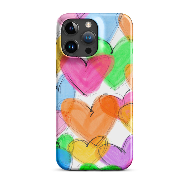 Sketched Hearts Snap iPhone® Case