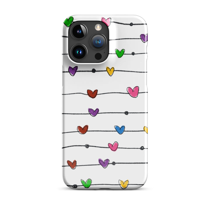 String Hearts Snap iPhone® Case