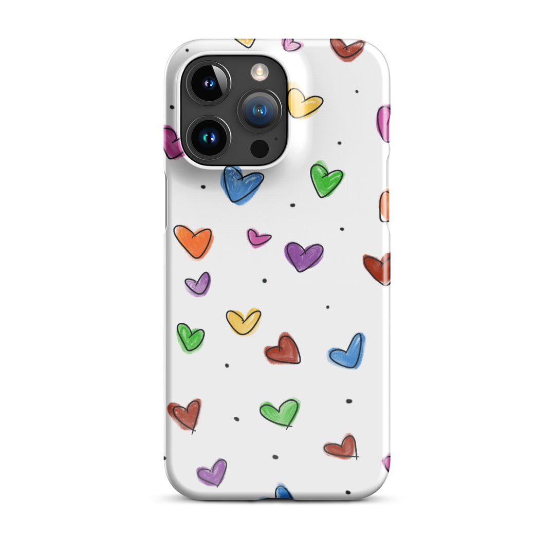 Tiny Heart Sketch Snap iPhone® Case