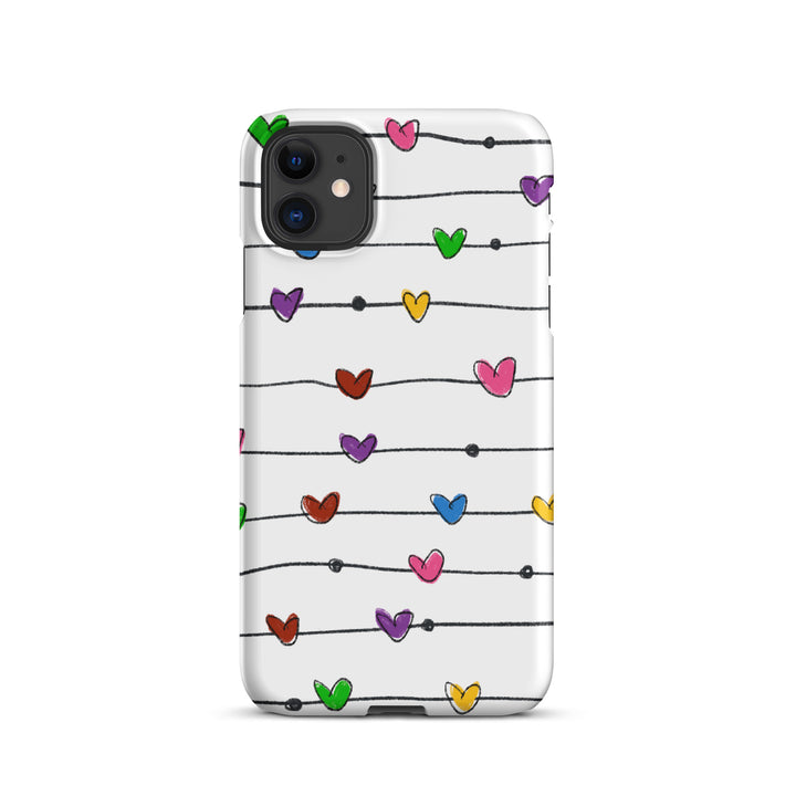 String Hearts Snap iPhone® Case