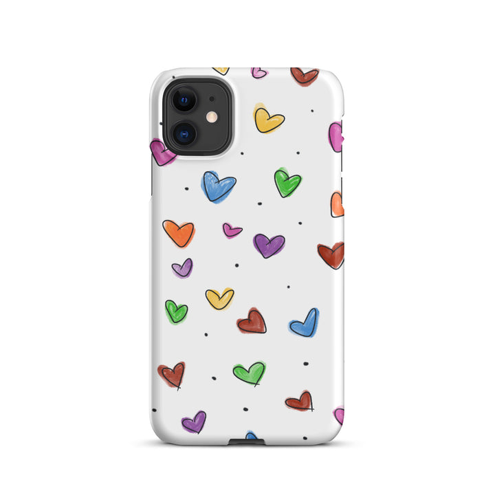 Tiny Heart Sketch Snap iPhone® Case