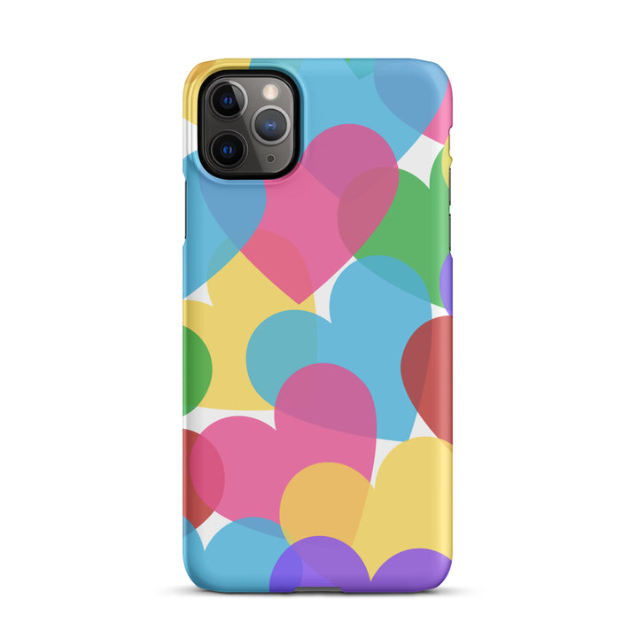 Overlapping Hearts Snap iPhone® case