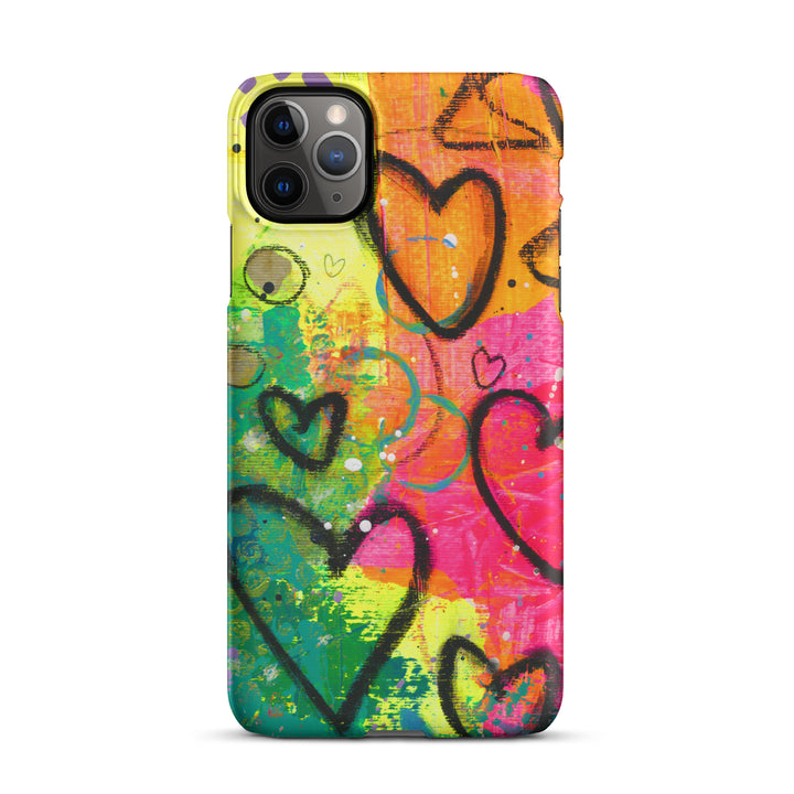 Abstract Hearts Snap iPhone® Case