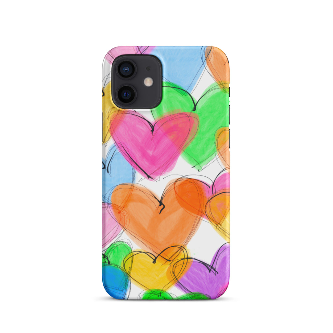 Sketched Hearts Snap iPhone® Case