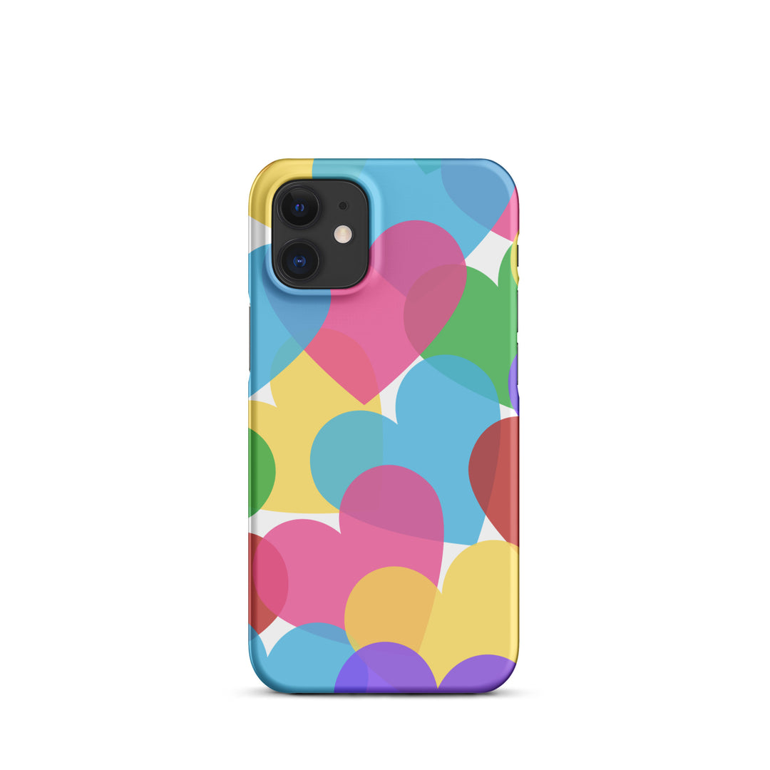 Overlapping Hearts Snap iPhone® case