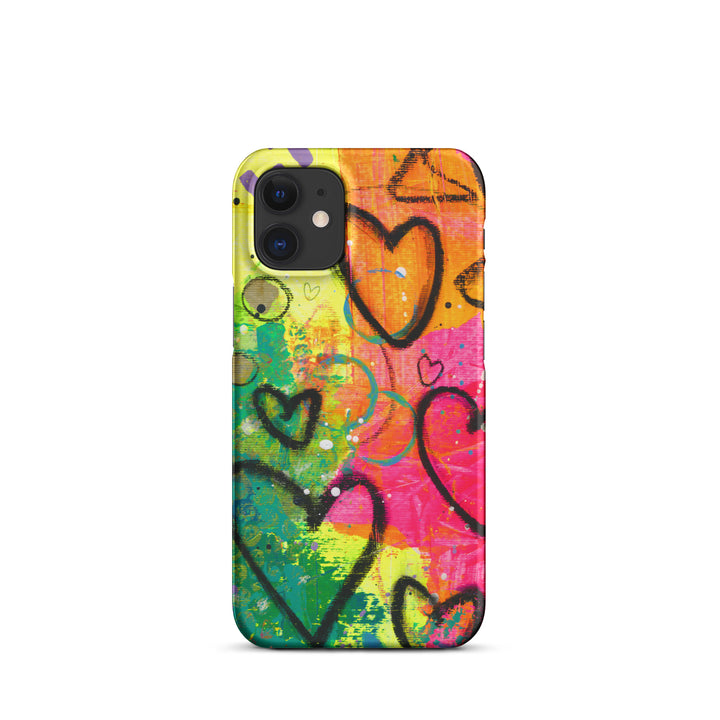 Abstract Hearts Snap iPhone® Case