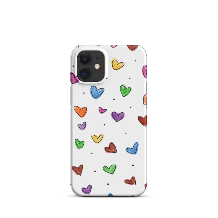 Tiny Heart Sketch Snap iPhone® Case