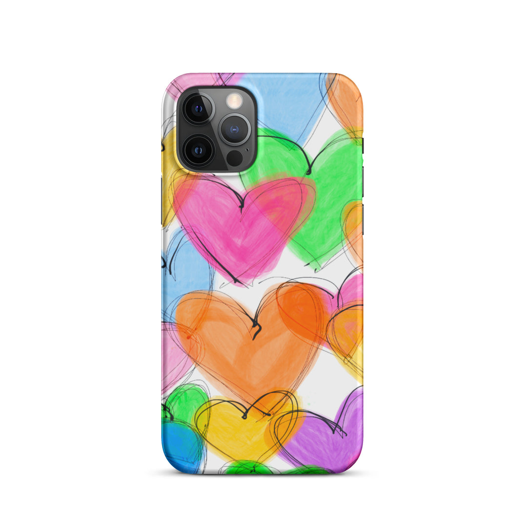 Sketched Hearts Snap iPhone® Case