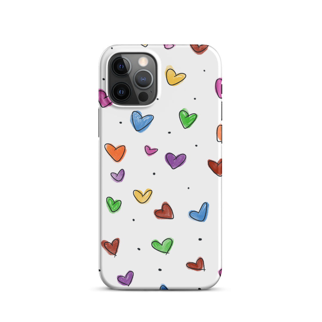 Tiny Heart Sketch Snap iPhone® Case