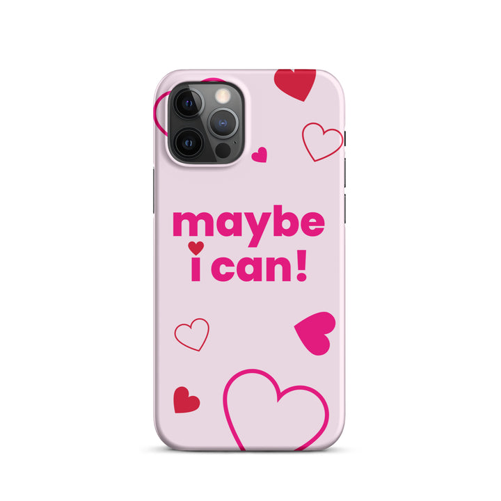 Maybe I Can Light Pink Snap case for iPhone®