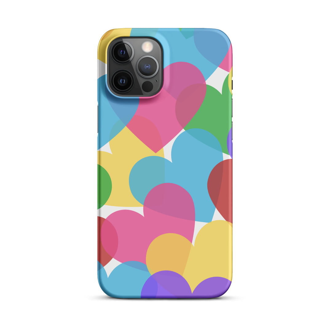 Overlapping Hearts Snap iPhone® case