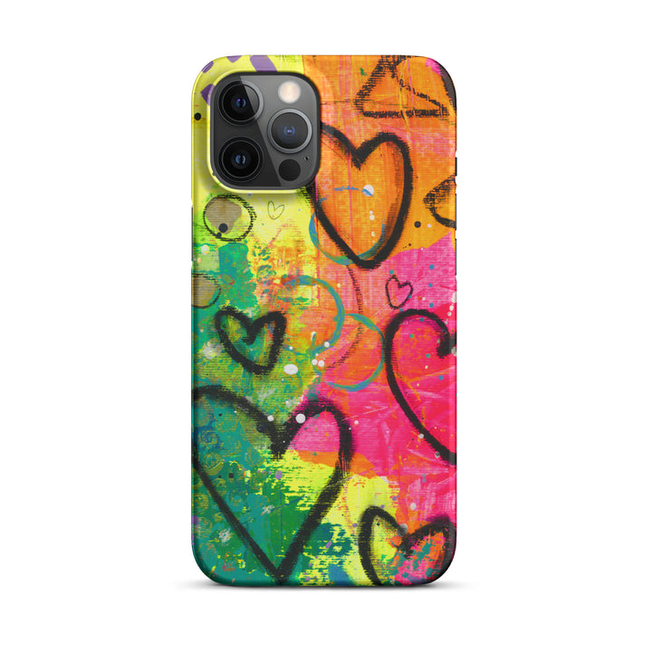 Abstract Hearts Snap iPhone® Case