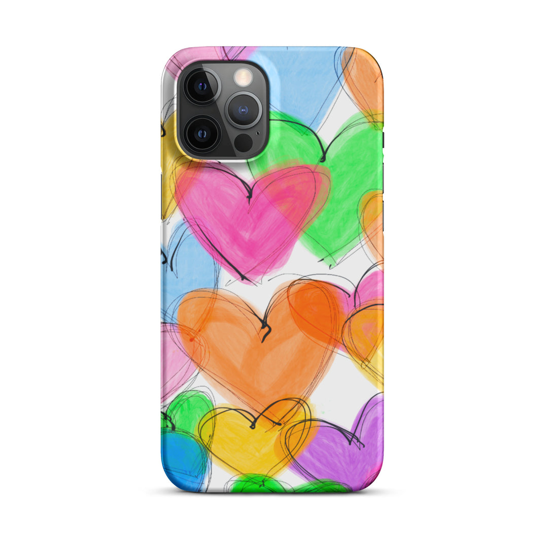 Sketched Hearts Snap iPhone® Case