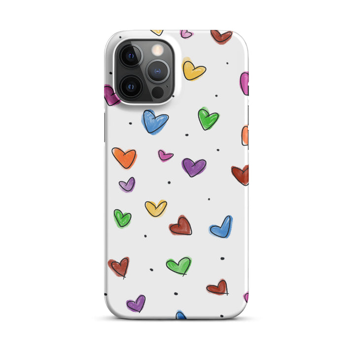 Tiny Heart Sketch Snap iPhone® Case