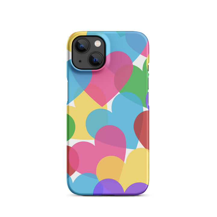 Overlapping Hearts Snap iPhone® case