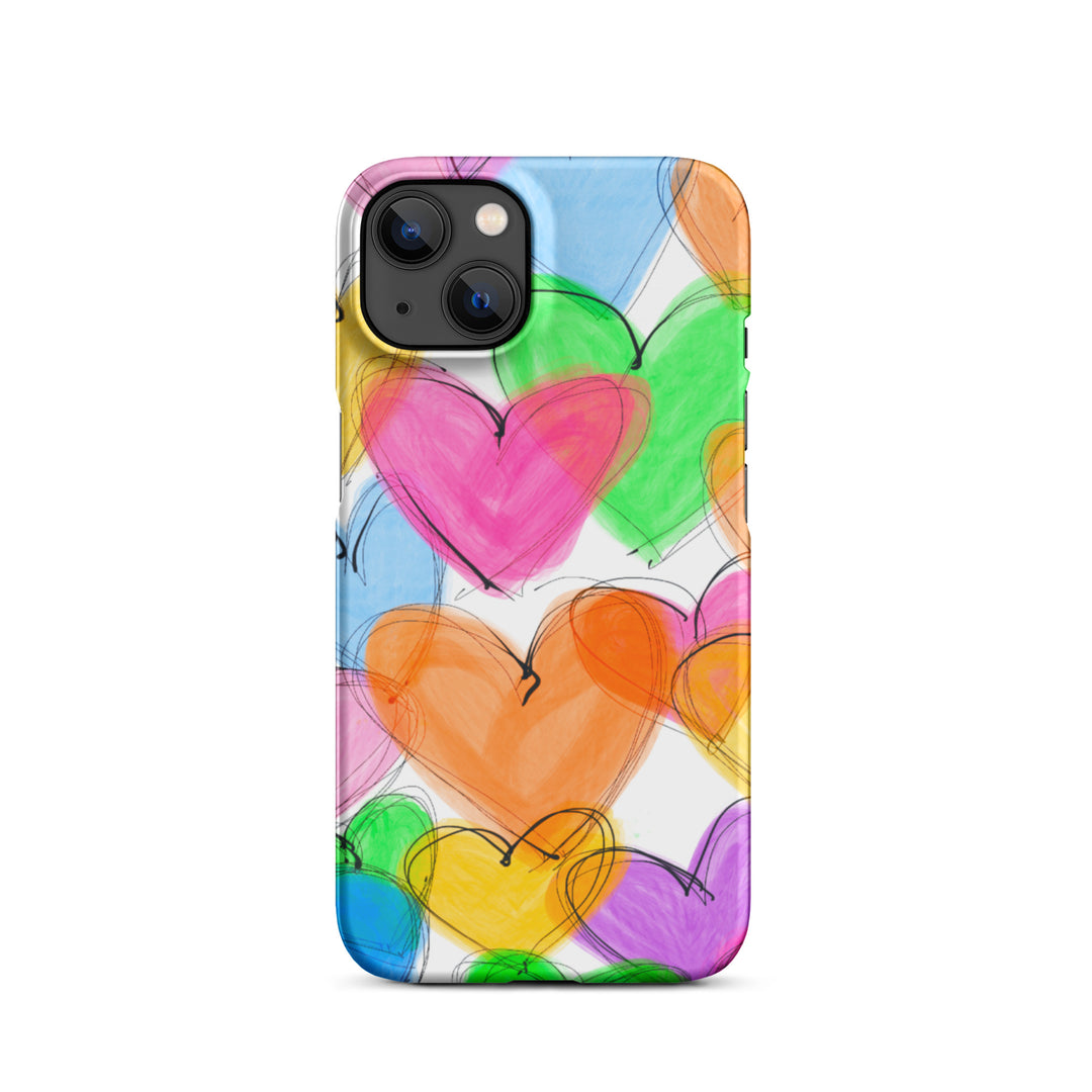 Sketched Hearts Snap iPhone® Case