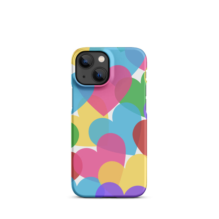 Overlapping Hearts Snap iPhone® case