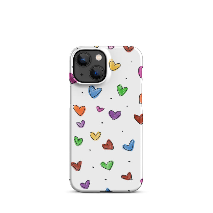 Tiny Heart Sketch Snap iPhone® Case