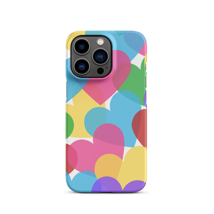 Overlapping Hearts Snap iPhone® case