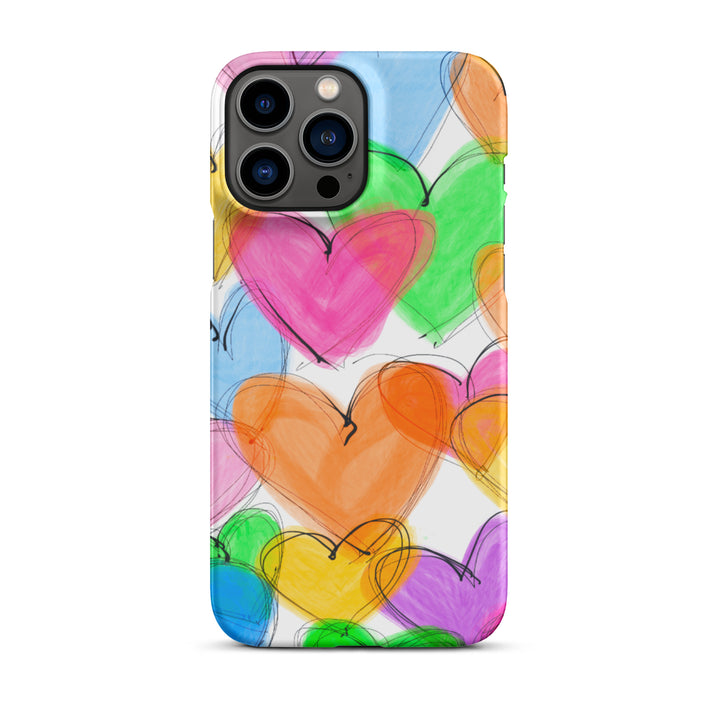 Sketched Hearts Snap iPhone® Case