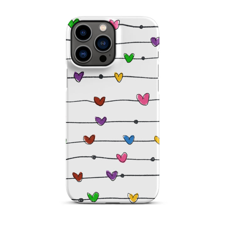 String Hearts Snap iPhone® Case