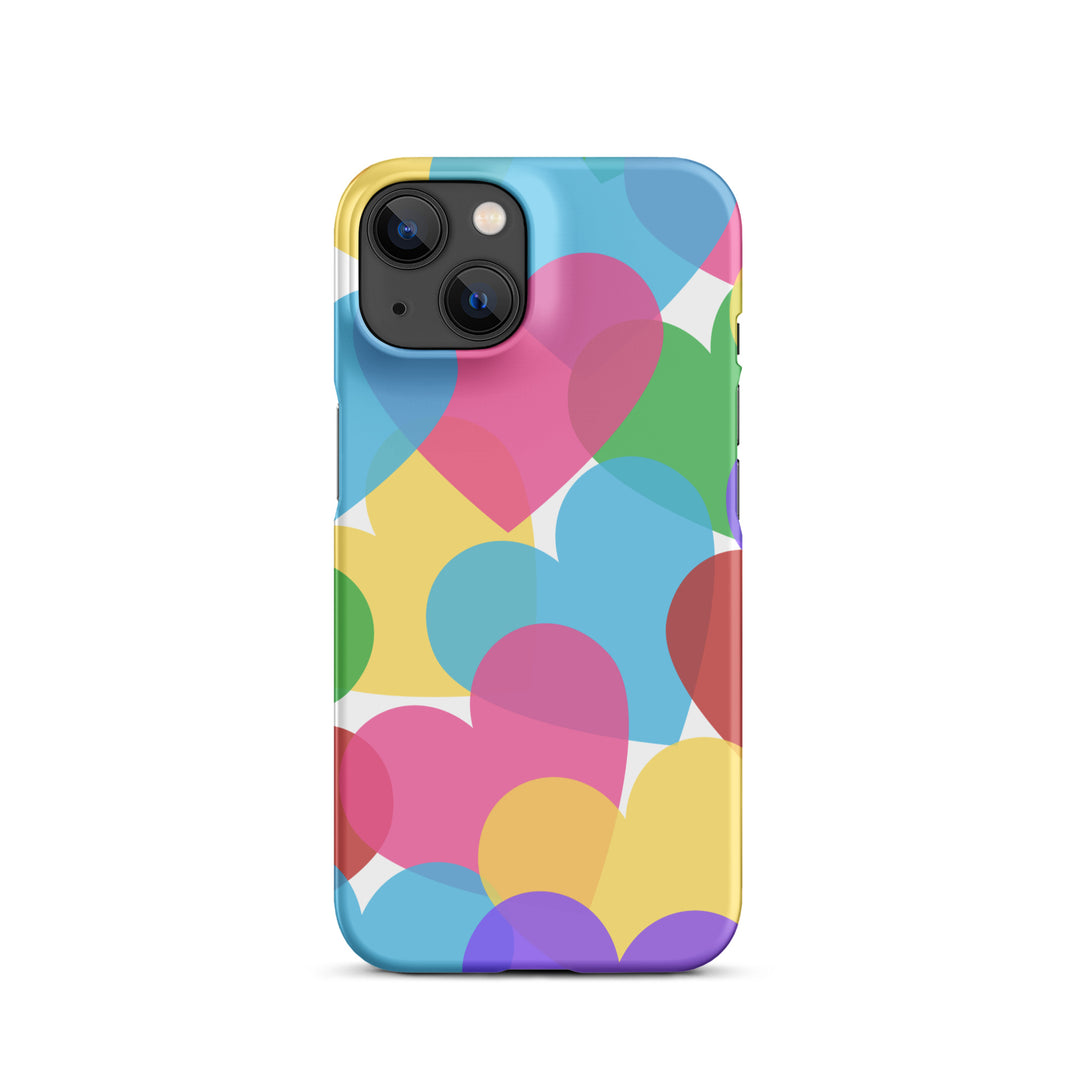 Overlapping Hearts Snap iPhone® case