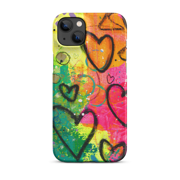 Abstract Hearts Snap iPhone® Case