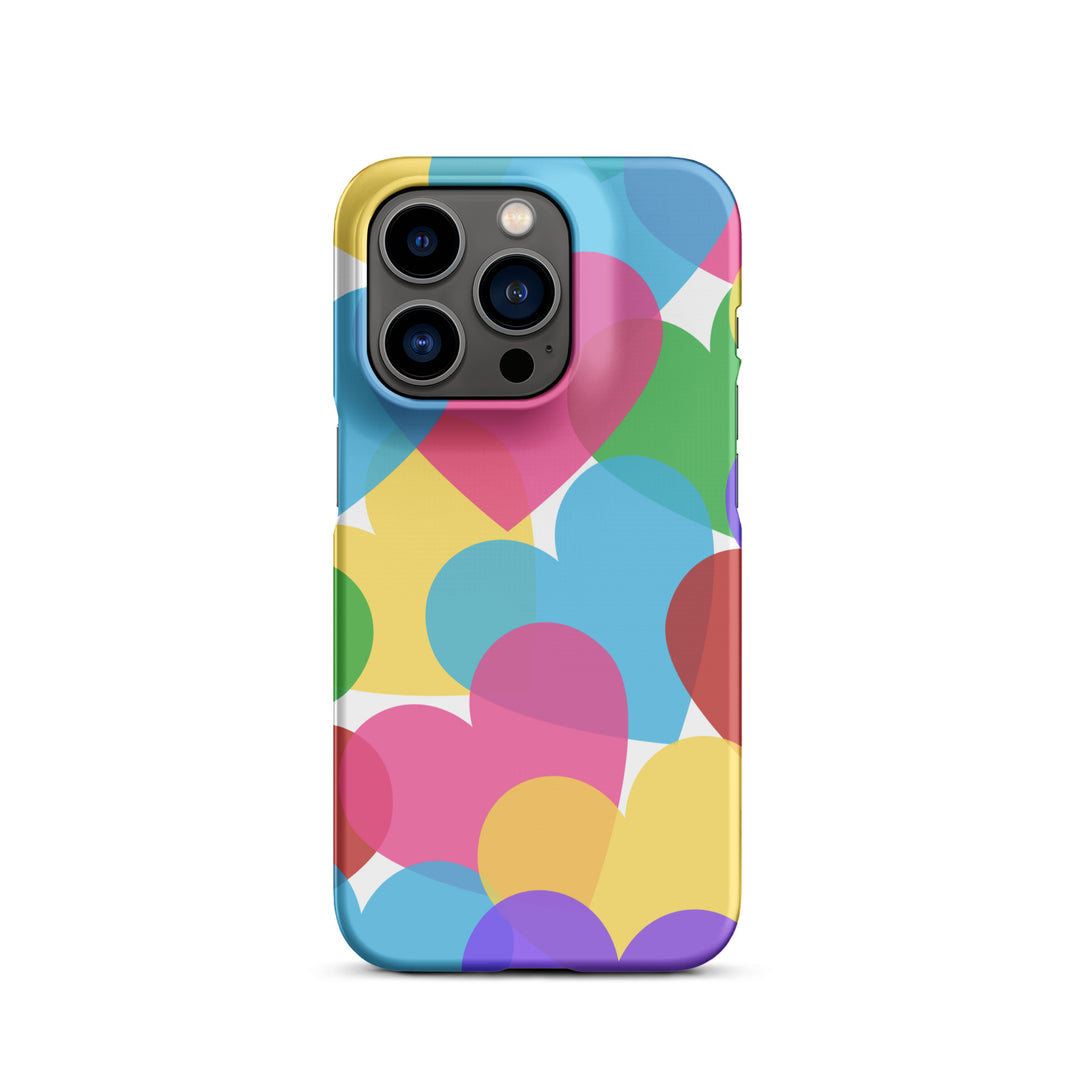 Overlapping Hearts Snap iPhone® case