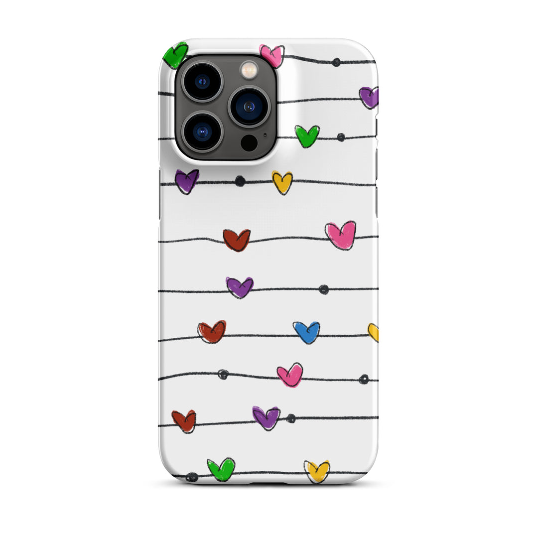 String Hearts Snap iPhone® Case