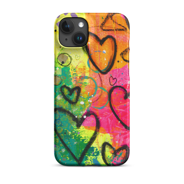 Abstract Hearts Snap iPhone® Case