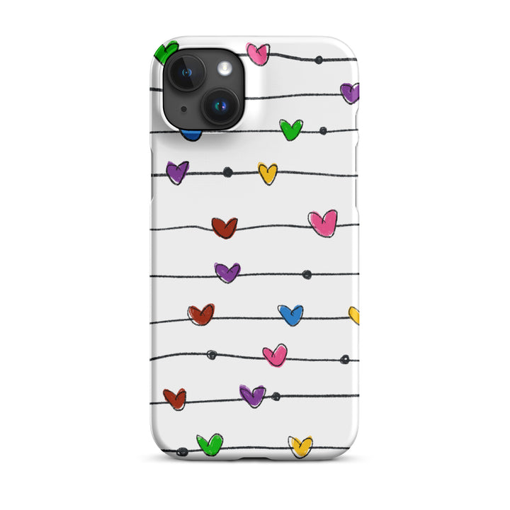 String Hearts Snap iPhone® Case