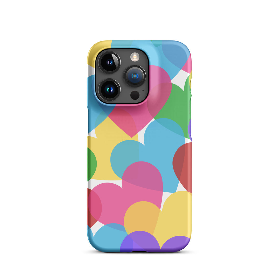 Overlapping Hearts Snap iPhone® case