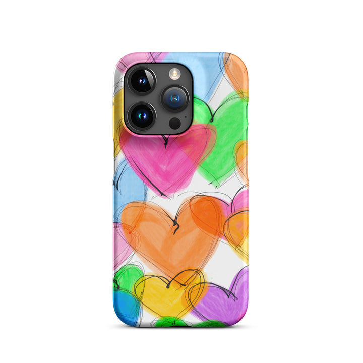 Sketched Hearts Snap iPhone® Case