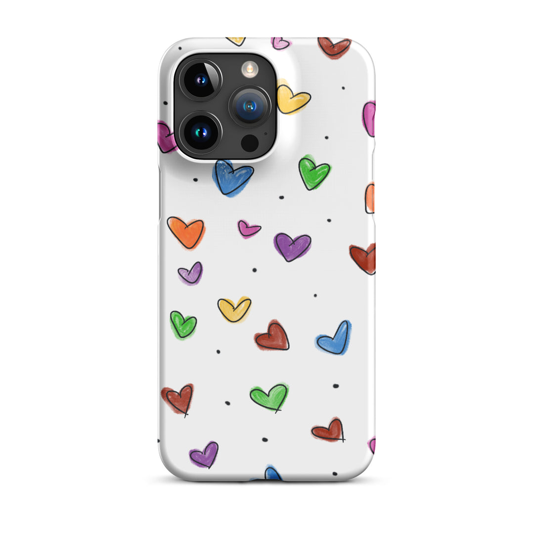 Tiny Heart Sketch Snap iPhone® Case