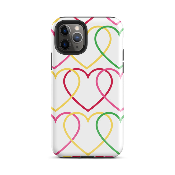 Symmetrical Hearts Tough iPhone® Case