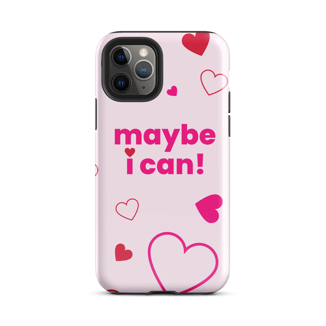 Maybe I Can Light Pink Tough Case for iPhone®