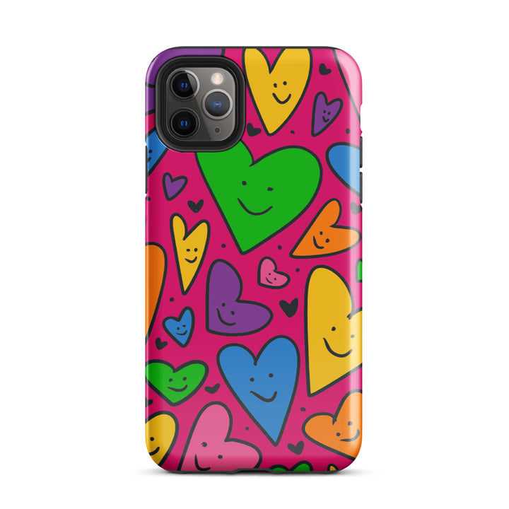 Happy Hearts Tough iPhone® Case