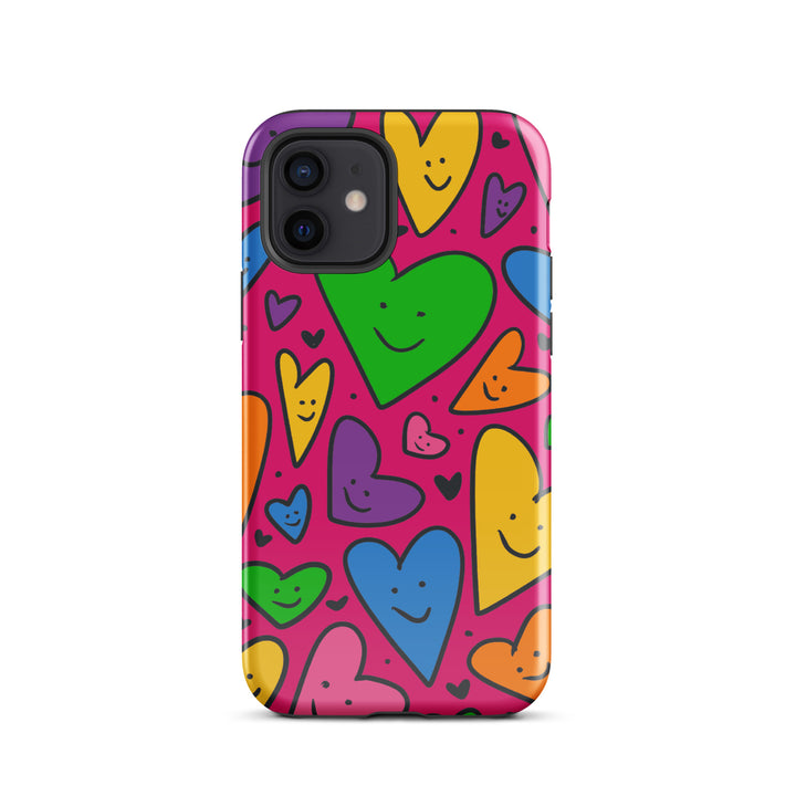 Happy Hearts Tough iPhone® Case