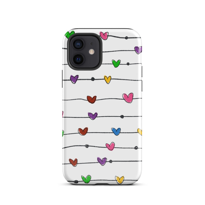 String Hearts Tough iPhone® Case