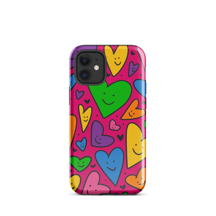 Happy Hearts Tough iPhone® Case