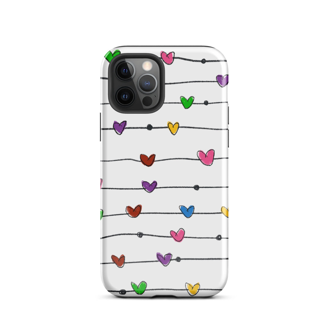 String Hearts Tough iPhone® Case