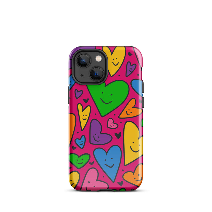 Happy Hearts Tough iPhone® Case