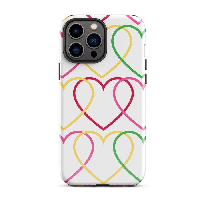 Symmetrical Hearts Tough iPhone® Case