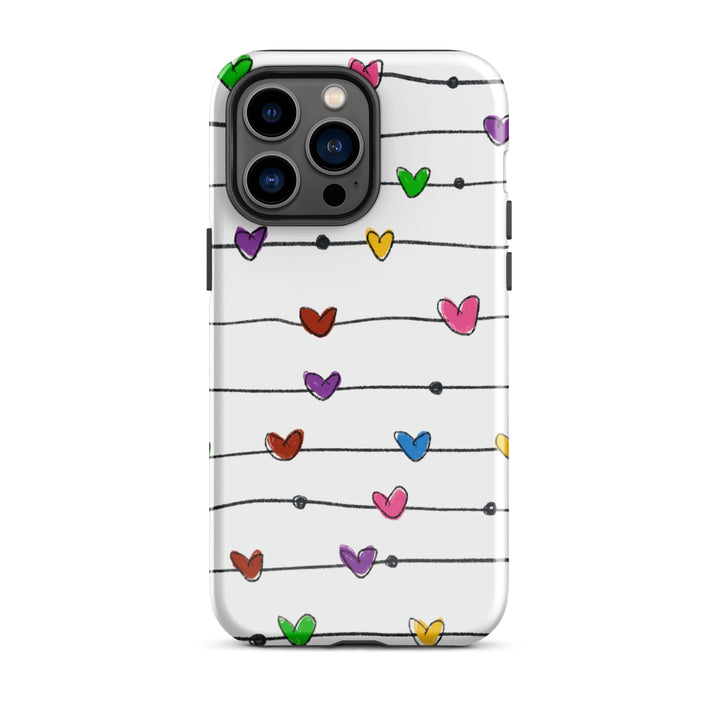 String Hearts Tough iPhone® Case