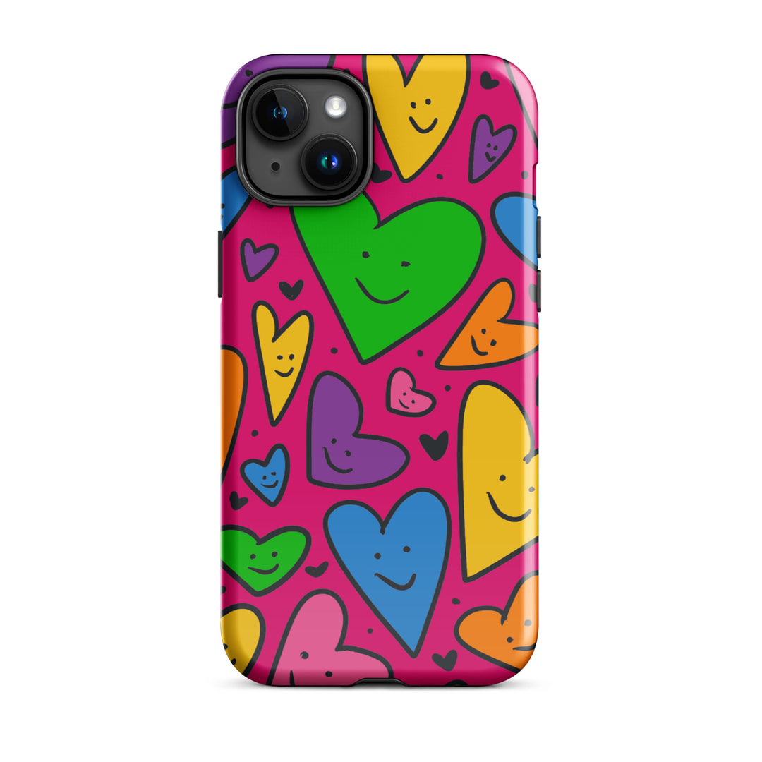 Happy Hearts Tough iPhone® Case