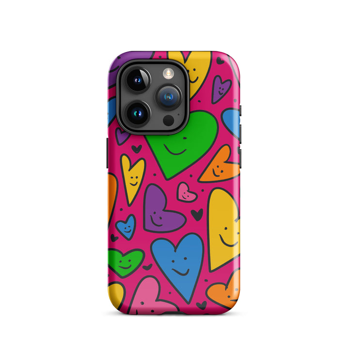 Happy Hearts Tough iPhone® Case